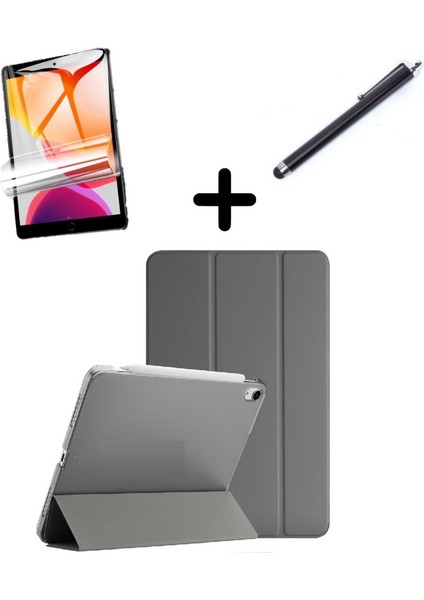 Apple iPad 11.nesil A16 11INÇ/10.NESIL 10.9inç Kılıf Set Pu Deri Smart Tablet Kilifi Ekran Koruyucu + Kalem