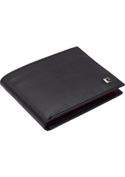 Siyah/kırmızı Deri Erkek Cüzdanı 3664S9X