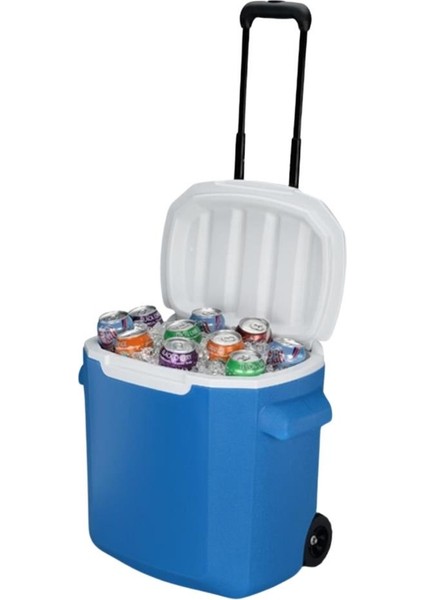 Soğutucu Buzluk - Coleman - Performance 28 Qt Tekerlekli - 26 Lt - Mavi/beyaz modelleri