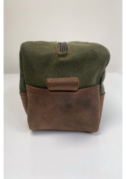 Mumlu Kanvas & Gerçek Deri El Çantası – El Yapımı, 20X12-Tanto Bushcraft fırsatları