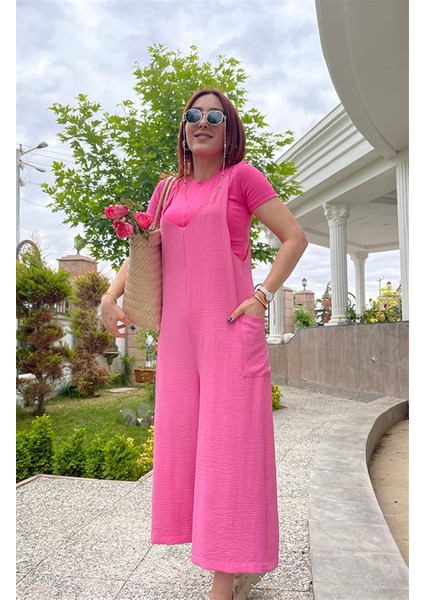 Cepli Salopet Tulum Pembe indirimleri