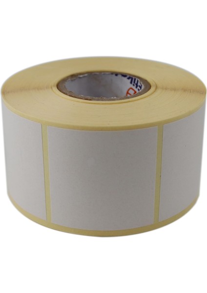 Etiket 50MM x 50MM Ruloda 1000 Adet Etiket 40MM Kuka Çapında Baskısız Not Alma Etiketi fiyatları