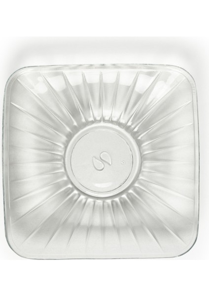 6'Lı Gravürlü Kare Çay Tabağı modelleri