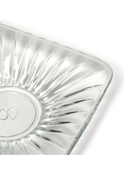 6'Lı Gravürlü Kare Çay Tabağı indirimleri