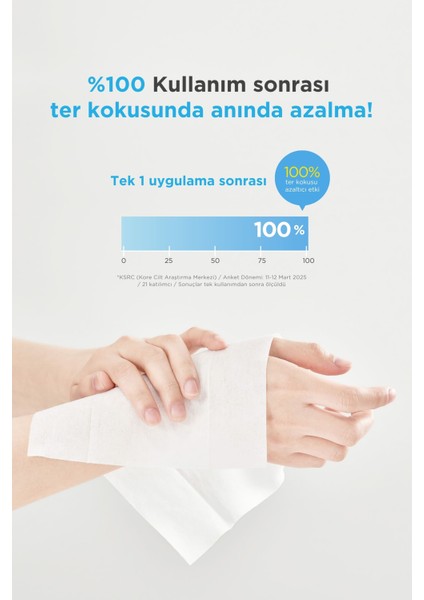 Smooth & Pure Cotton Cooling Deo Tissue - Cilt Serinletici, Koku Önleyen & Multi Fonksiyonel Vegan Deodorant Mendil fırsatları
