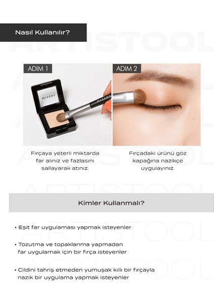 Büyük Boy Far Fırçası Artistool Shadow Brush #302
