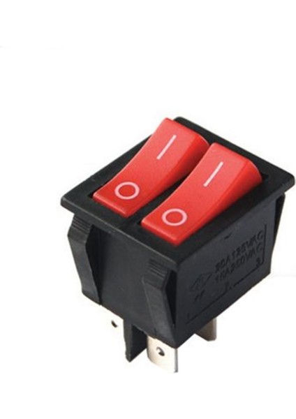 MR-103 Ikili Kırmızı Işıksız Anahtar On-Off 4p