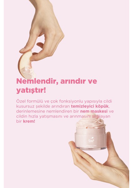 Peach Soda Whipping Cream Cleanser 100ML - Şeftali Ekstreli Gözenek Arındırıcı Yoğun Köpük Temizleyici indirimleri