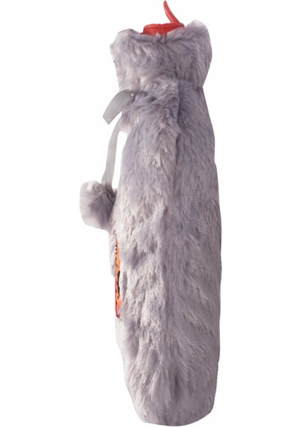 Cats in Istanbul Gri Peluş Sıcak Su Torbası Ergonomik ve Konforlu Kullanım