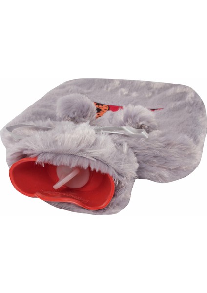 Cats in Istanbul Gri Peluş Sıcak Su Torbası Ergonomik ve Konforlu Kullanım
