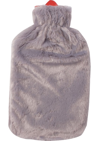 Cats in Istanbul Gri Peluş Sıcak Su Torbası Ergonomik ve Konforlu Kullanım