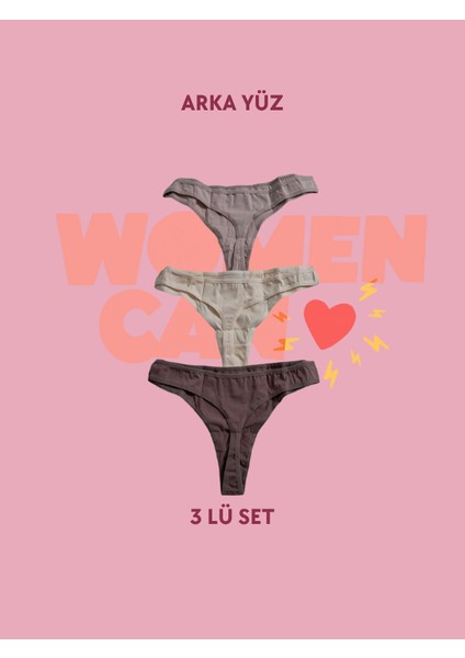 Kahve Tonları 3’lü Brazilian Takım % 92 Pamuk % 8 Elastan Vücuda Tam Oturan Rahat Kalıp Nefes Alan ve Terletmeyen Organik Doku fiyatları