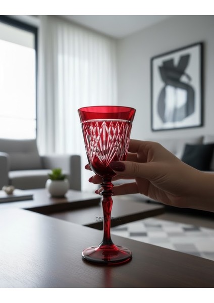 Bella % 100 El Yapımı Dekorlu Cam Kadeh Bardak (Paşabahçe) fiyatları