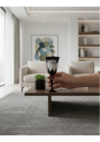 Bella % 100 El Yapımı Dekorlu Cam Kadeh Bardak (Paşabahçe) fiyatları