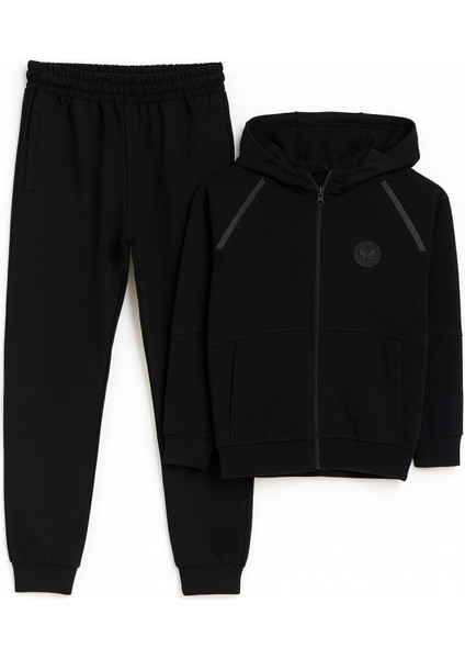 Erkek Garson Eşofman Takım Ceket/jogger T18EG-11316-SIYAH