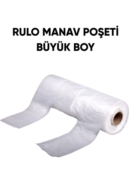 Rulo Hışır Manav Poşeti Büyük Boy 150'LI