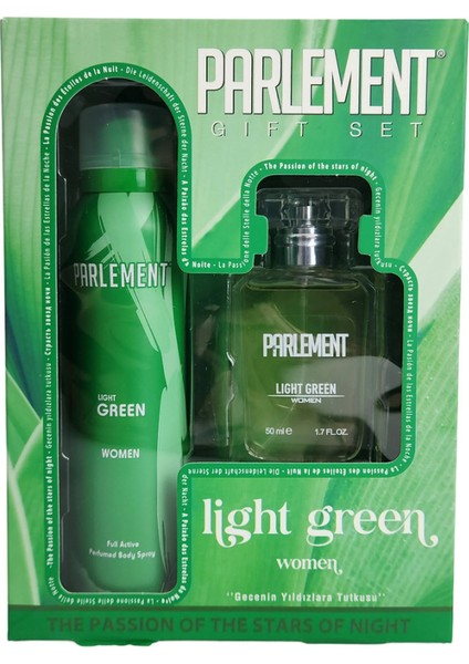 Parlement Light Green Bayan Parfüm 50ML +150 ml Deodorant Set