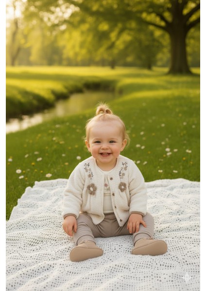 Laura Baby Çiçek Dalı Nakışlı 3 Lü Kız Takım indirimleri