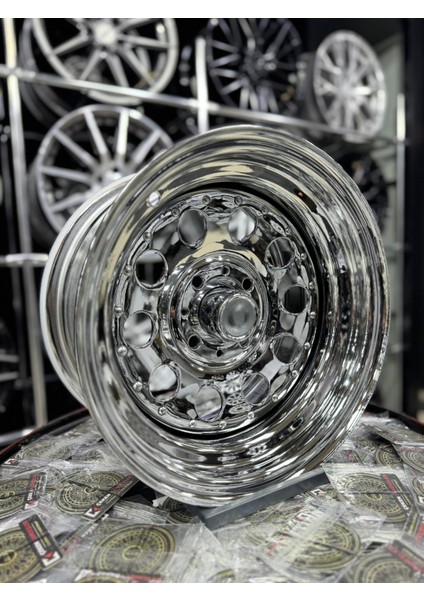 13'' 4X98 Para Delikli Krom Jant Modeli