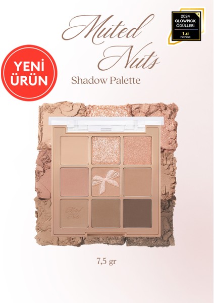 Mat ve Işıltılı Renk Seçenekleri Sunan Far Paleti Dasıque Shadow Palette (#24 Muted Nuts)