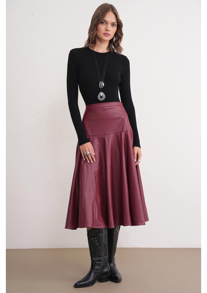 6938 Kadın Bisiklet Yaka Fitilli Triko Body Siyah fiyatları