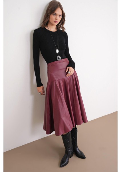 6938 Kadın Bisiklet Yaka Fitilli Triko Body Siyah fırsatları