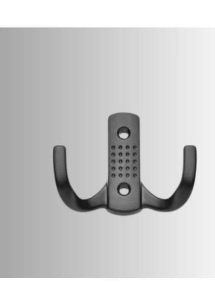 Noktalı Metal Askı Şık Portmanto Askılık Dolap Mobilya Askısı (Vidalar Dahil)