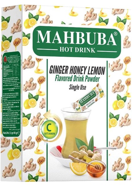 Tek Içimlik Zencefil Bal Limon Aromalı Oralet Çayı 24X1,5GR