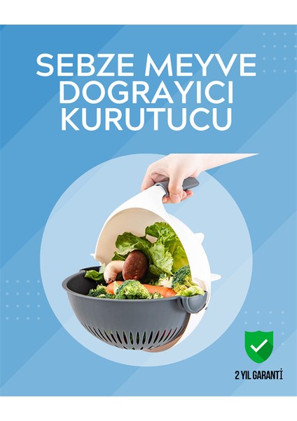 Depomix Süzgeçli Hazneye Sahip Çok Amaçlı Rende ve Dilimleyici