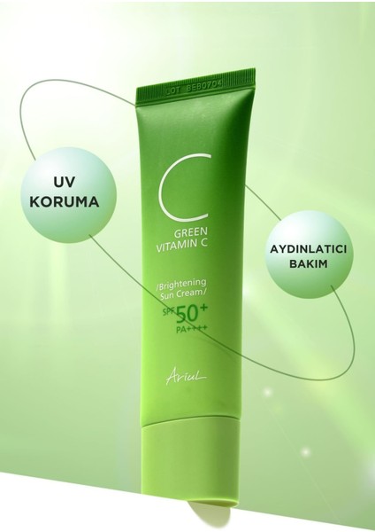 Green Vitamin C Brightening Sun Cream 50ML - C Vitamini & Niasinamid Güneş Kremi modelleri