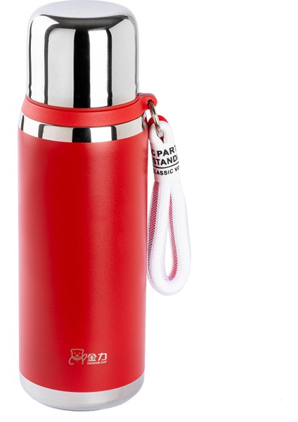 Okadı Kırmızı Leısure Paslanmaz Çelik Termos 700ML