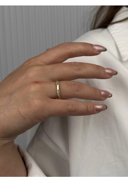 14 Ayar Altın Taşlı Yüzük 954 modelleri