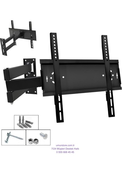 55SRB900 55” UHD Tivo Smart Uydu Alıcılı 32-55 Inç Tek Kollu Hareketli LCD LED Tv Duvar Askı Aparatı fiyatları