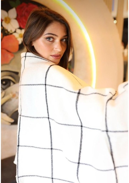 Kareli Ekose Desenli Omuz Şalı 70*180 fiyatları