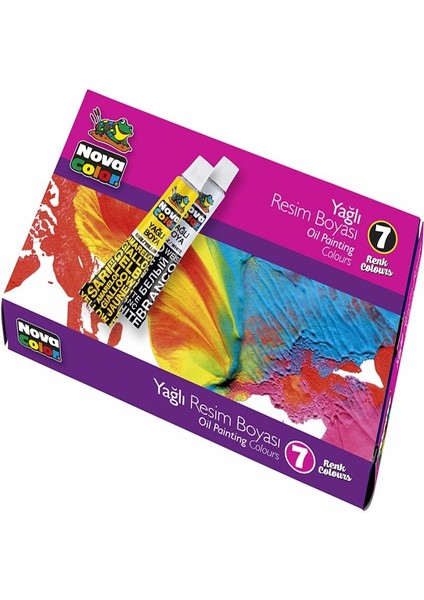 Nova Color Yağlı Boya 7 Renk Tüp Set