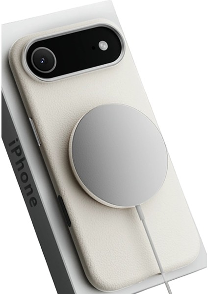 Zengezur Joko Iphone 17 Air Wonder Deri Magsafe Kapak - Beyaz modelleri