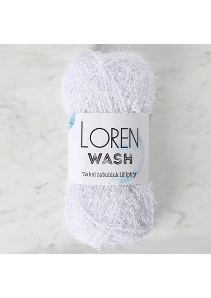 Loren Wash Optik Beyaz El Örgü Ipi - R001 - 34262