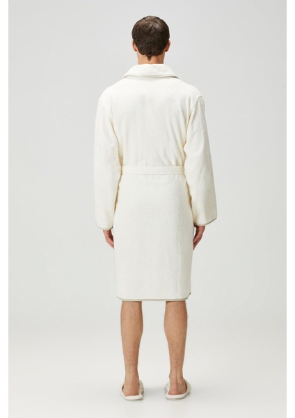 Allesi %100 Pamuk Erkek Bornoz Ekru L/xl fırsatları