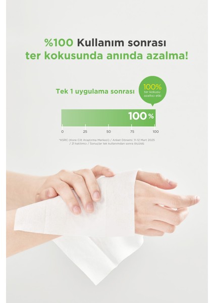Smooth & Pure Fresh Cooling Deo Tissue (20 Pcs) - Cilt Serinletici, Turunçgil Kokulu & Multi Fonksiyonel Vegan Deodorant Mendil fırsatları