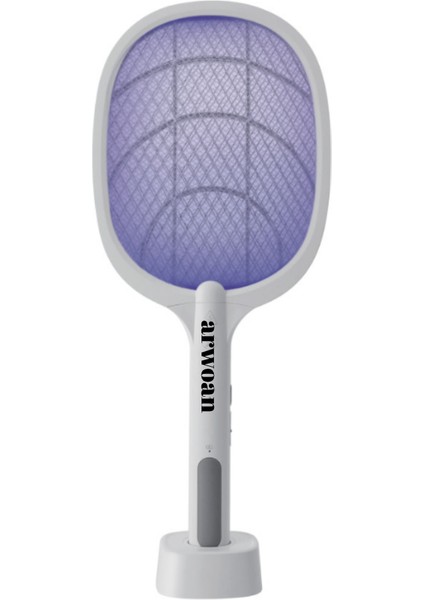 Patix Sivrisinek Öldürücü Raket ve Sivrisinek Lambası - Şarjlı - 3 Katmanlı - 3000V - 500MAH - Uv - Kısa Devre Korumalı