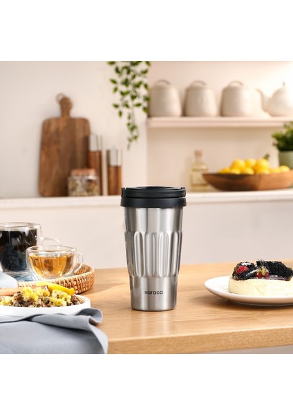 Antre Çelik Sızdırmaz Termos 500 ml Inox