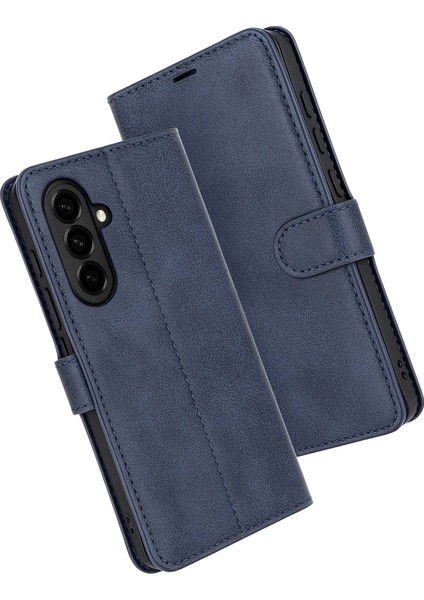 Zengezur Newface Samsung Galaxy S25 Fe Trend S Plus Kapaklı Kılıf - Lacivert modelleri