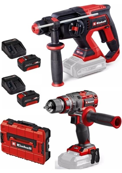 Tp-Hd 18/22 D Li Bl Tp-Cd 18/80 Matkap 2X4.0AH Akülü Kömürsüz Set