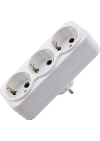 F18 ,1-Faz 220V/16A Topraklı 3'lü Dişi Erkek Fiş