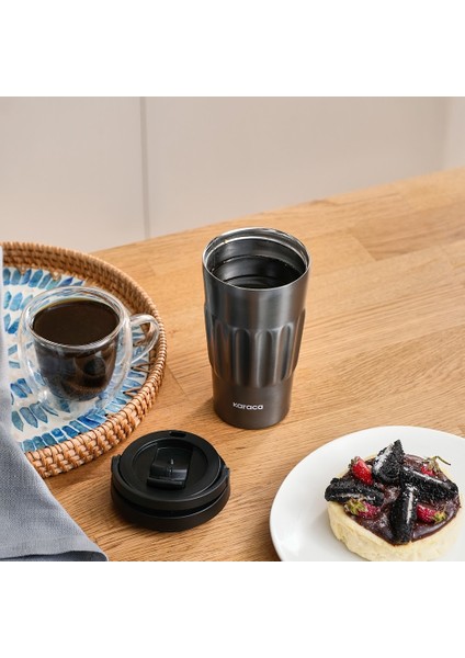 Antre Çelik Sızdırmaz Termos 500 ml Antrasit fiyatları