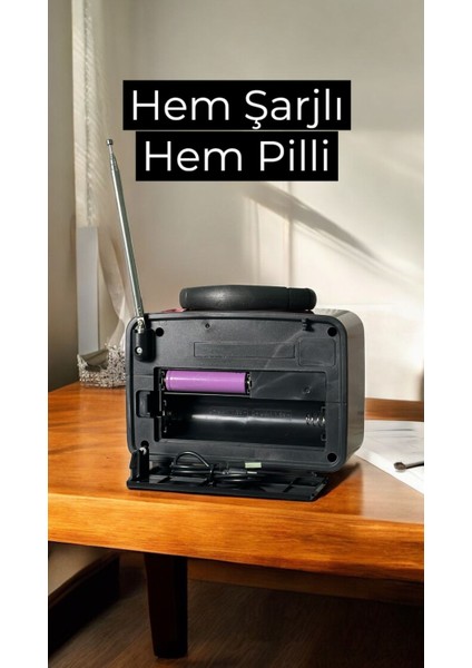 Şarjlı Masaüstü Taşınabilir Vintage Radyo & Bluetooth Nostaljik Radyo (Videolu Ürün) modelleri