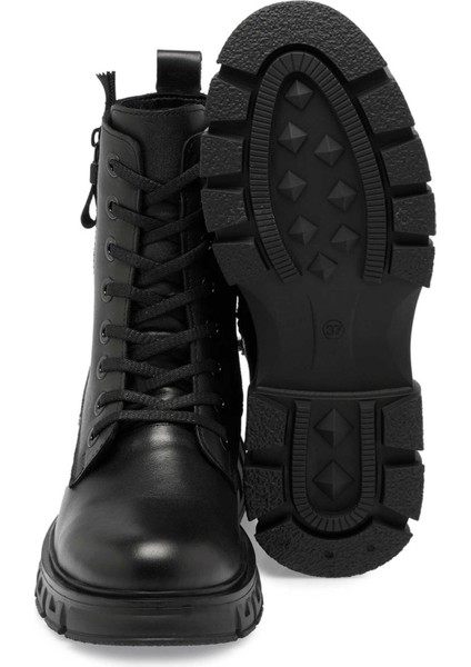 Siyah Hakiki Deri Kadın Casual Bot - K24K1BT67664-C59 fırsatları