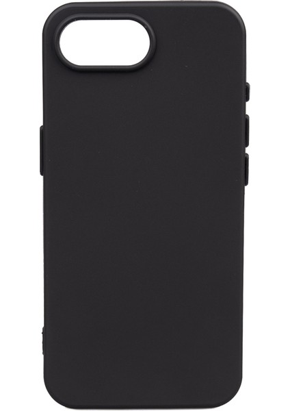Apple iPhone 16E Kılıf Siyah Yumuşak Silikon
