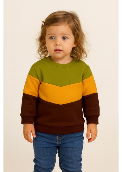 Yumuşacık Koruma: Birlikte Sade %100 Pamuk Unisex Çocuk Sweat Serisi fiyatları