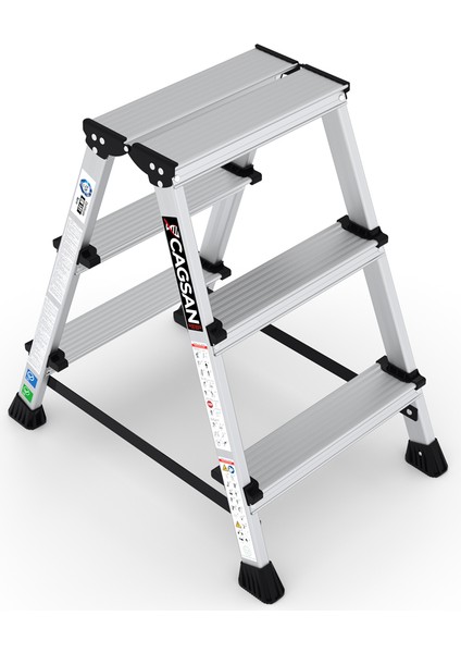 3 Basamaklı Olimpos - Çift Çıkışlı Merdiven OL3